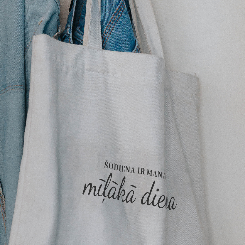 Printed tote bags