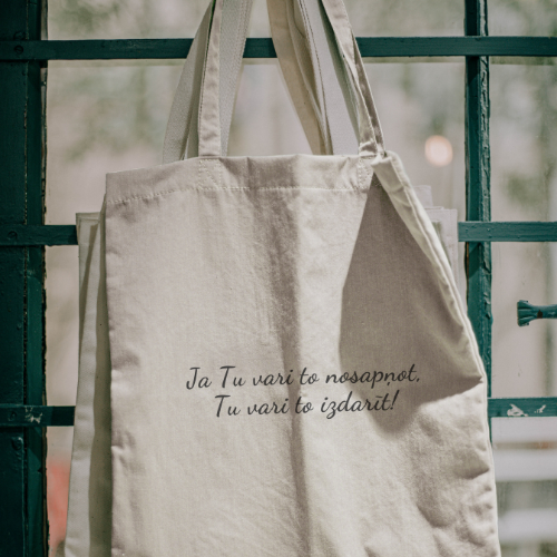 Printed tote bags